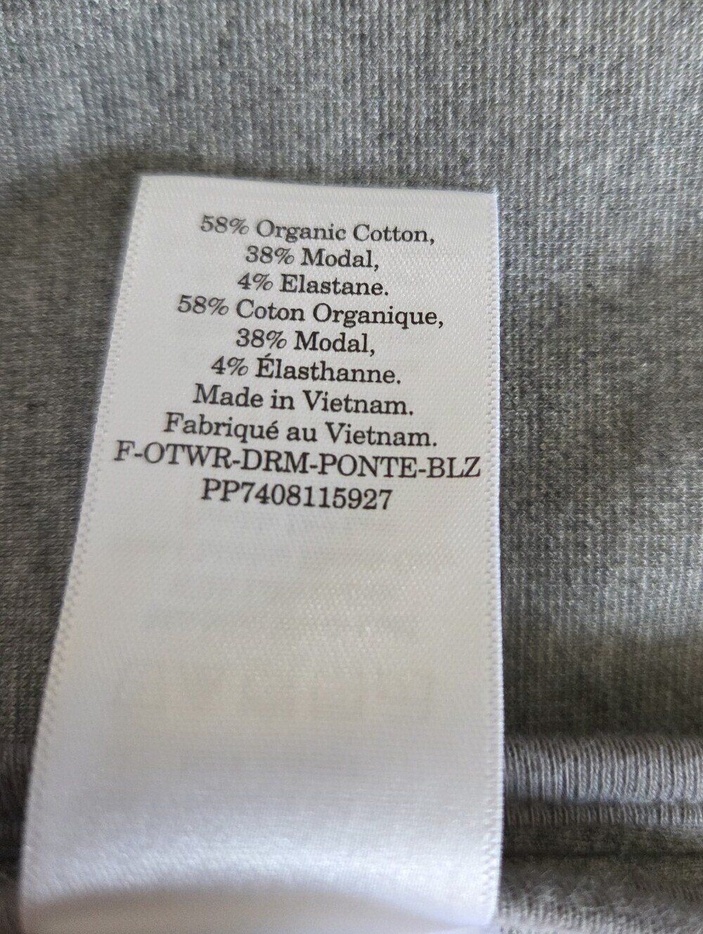 Everlane The Dream Blazer XL Gray Cotton Professional Casual Office Jacket - Picture 16 of 16
